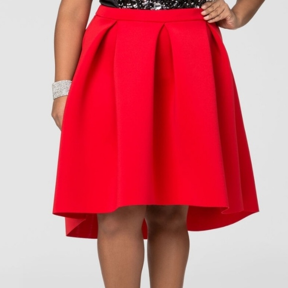 Hi-Low Neoprene Skirt - Picture 3 of 5